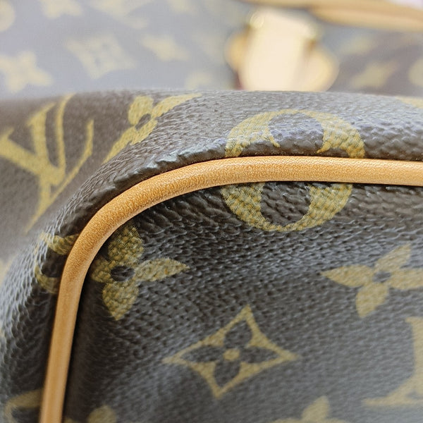 PALERMO PM Monogram Coated Canvas Brown