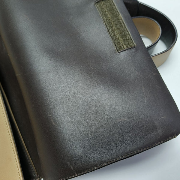 Calfskin Shoulder Bag Beige