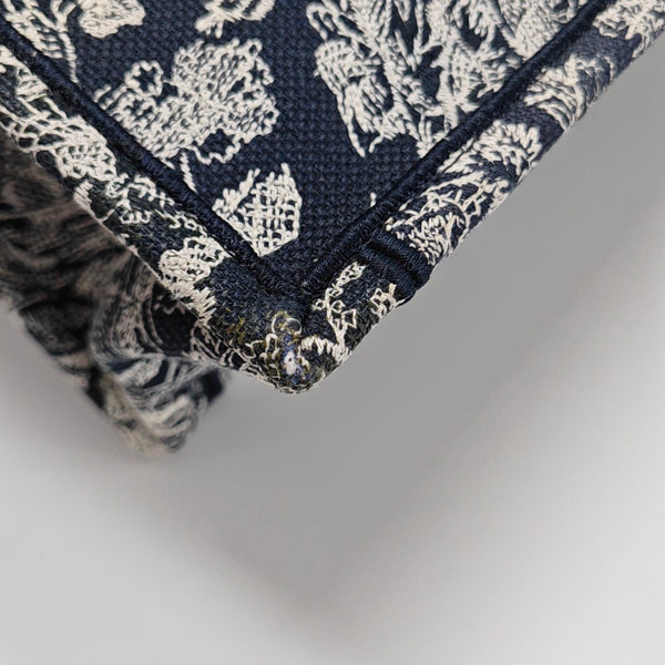 Book Tote Small Canvas Blue