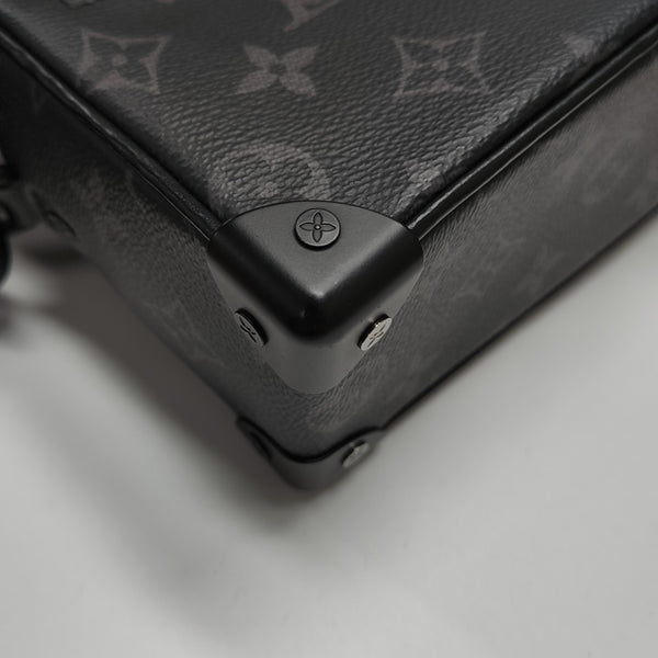 SOFT TRUNK Mini Monogram Coated Canvas Black