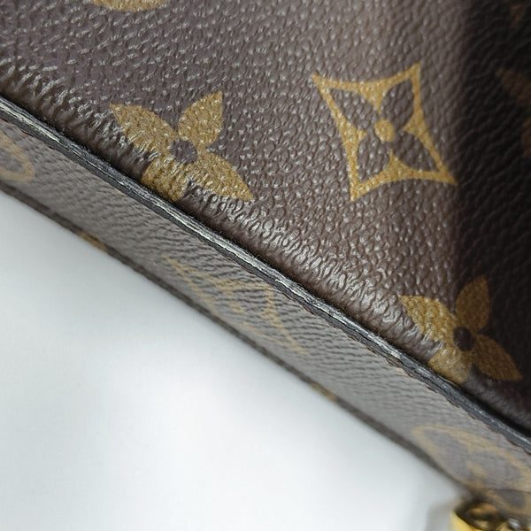 FÉLICIE Monogram Coated Canvas Brown