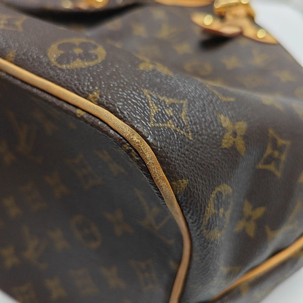 PALERMO GM Monogram Coated Canvas Brown