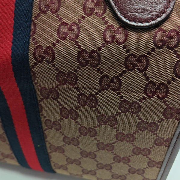 Monogram Canvas Shoulder Bag Red
