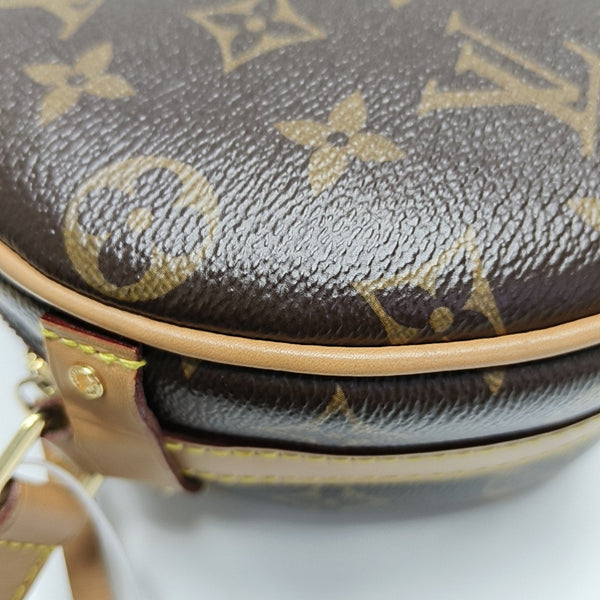 BOITE CHAPEAU PM Monogram Coated Canvas Brown