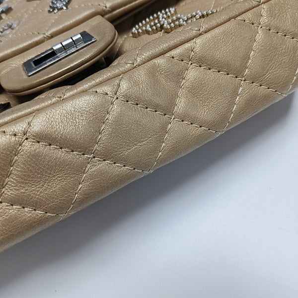 2.55 225 (small) Quilted Calfskin Gold