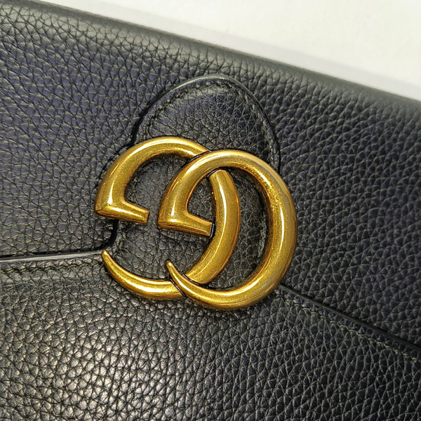 Authenticated pre-owned GG Marmont Mini Calfskin Black - Crossbody Bag at Looply