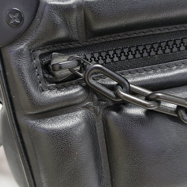 SOFT TRUNK Mini Quilted Calfskin Black