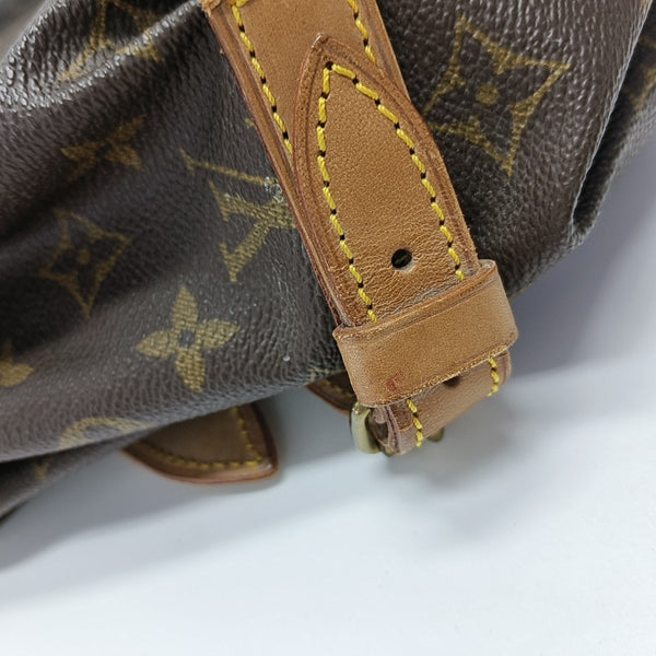 SAUMUR 35 Monogram Coated Canvas Brown