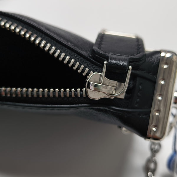 SIDE TRUNK Calfskin Black