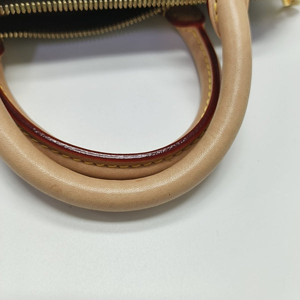 SPEEDY 25 Monogram Coated Canvas Brown