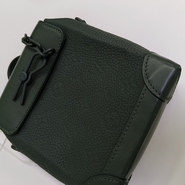 STEAMER Super Mini Monogram Calfskin Green