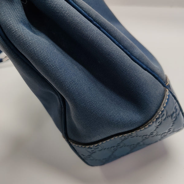 Canvas Shoulder Bag Blue