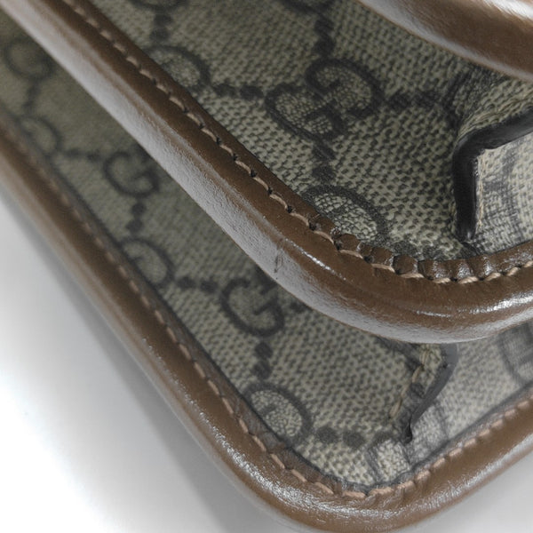 Retro Mini Monogram Coated Canvas Beige