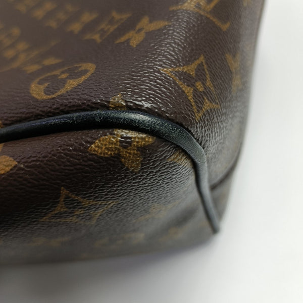 PALK Monogram Coated Canvas Brown