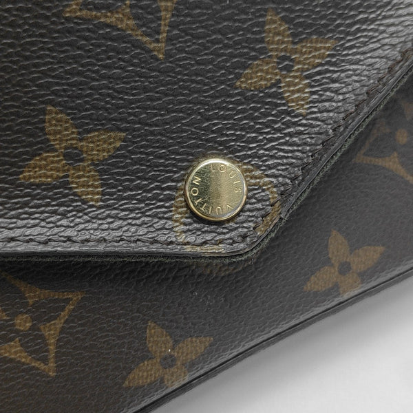 FÉLICIE Monogram Coated Canvas Brown
