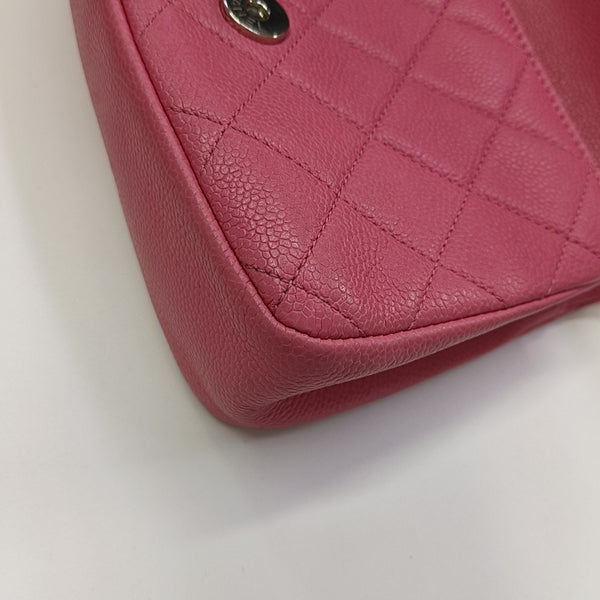 CLASSIC FLAP Mini Quilted Grained Calfskin Red