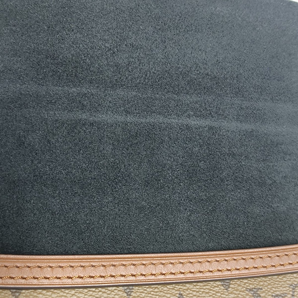 DAUPHINE Mini Monogram Coated Canvas Brown