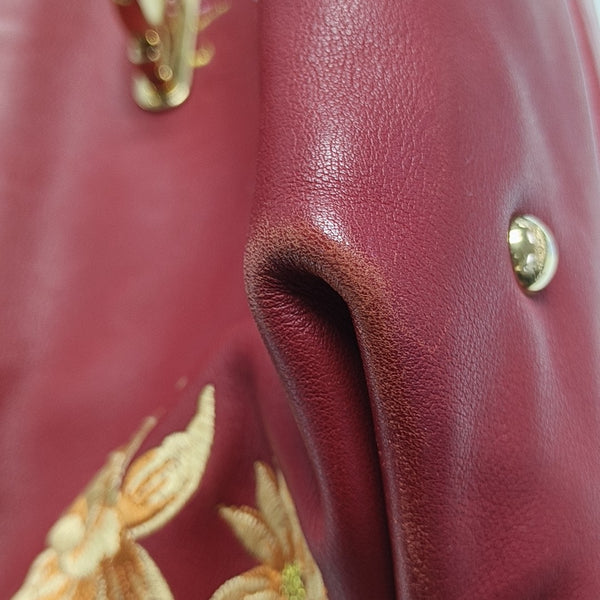 Sophia Calfskin Red