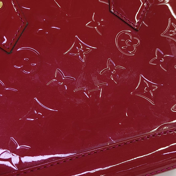 ALMA BB Monogram Patent Leather Red