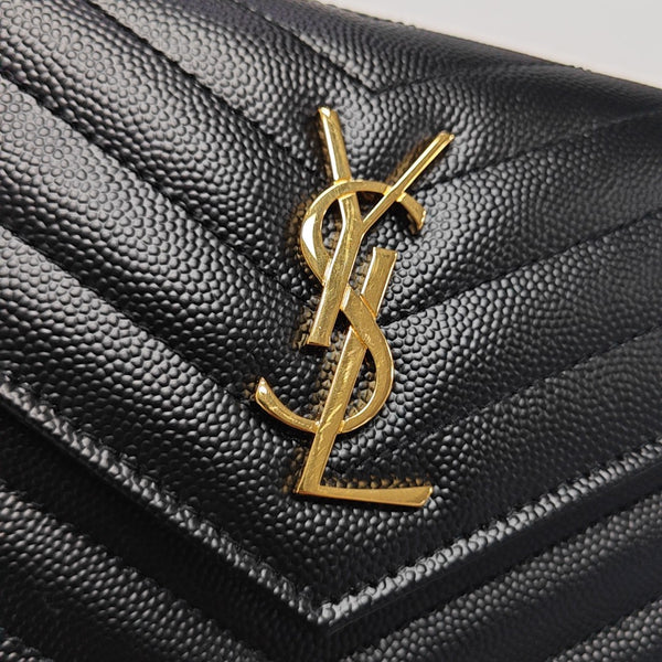MONOGRAM WOC Chevron Calfskin Black