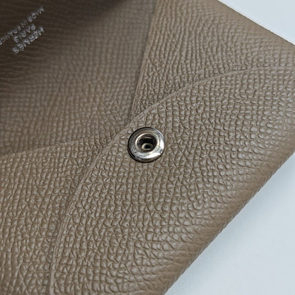 Calvi Epsom Gray Card Holder