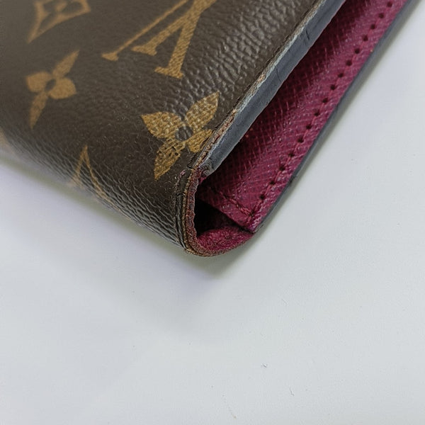 ADÈLE Monogram Coated Canvas Brown Wallet