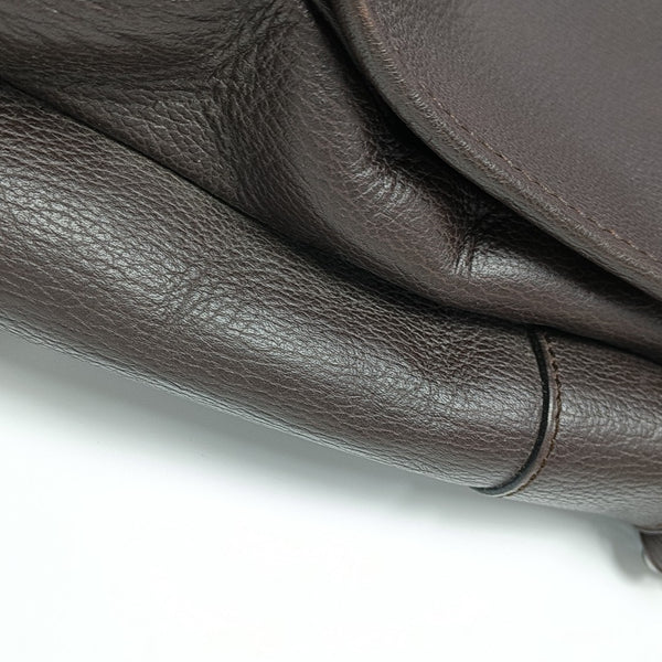Calfskin Shoulder Bag Brown