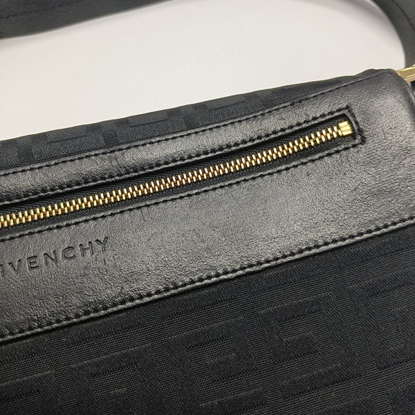 Canvas Top Handle Bag Black