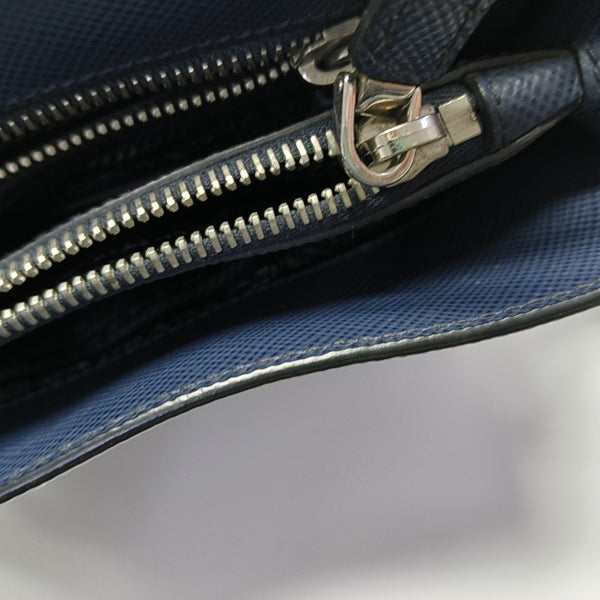 Saffiano Calfskin Tote Bag Blue