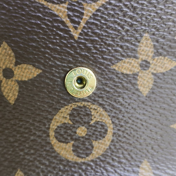 Félicie Monogram Lona Revestida Marrón