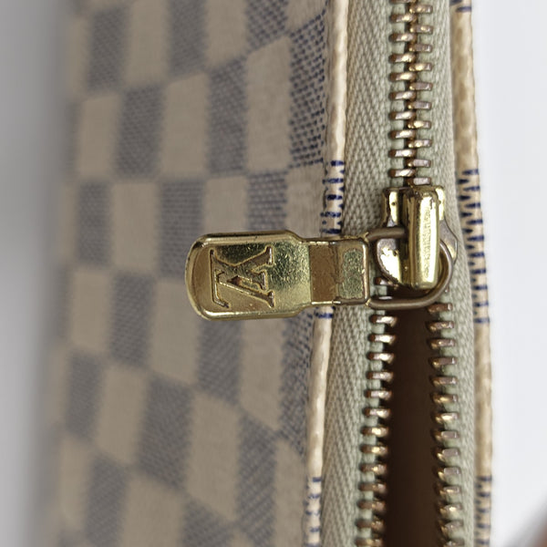 ACCESSOIRES GM Damier Azur Coated Canvas White
