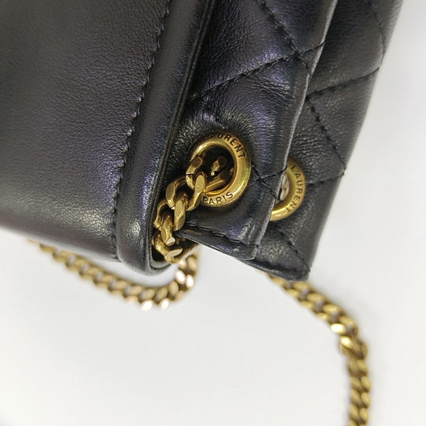 NOLITA Mini Quilted Lambskin Black