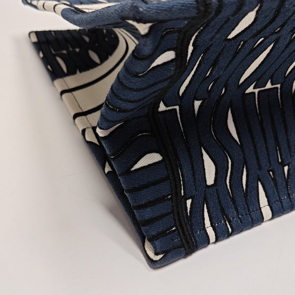 Book Tote Large Fabric Blue