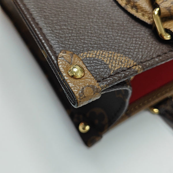 ONTHEGO PM Monogram Coated Canvas Brown