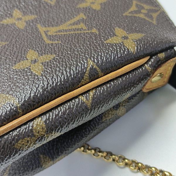 EVA Monogram Coated Canvas Brown