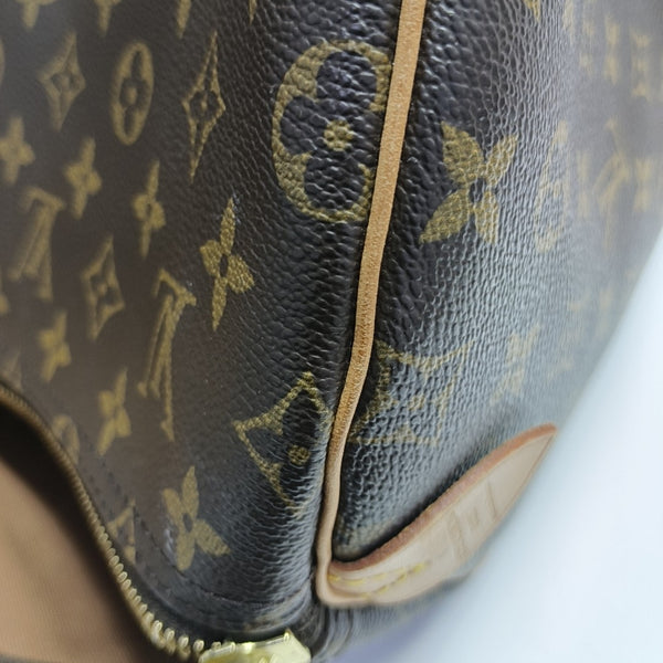 SAC SOUPLE 55 Monogram Coated Canvas Brown