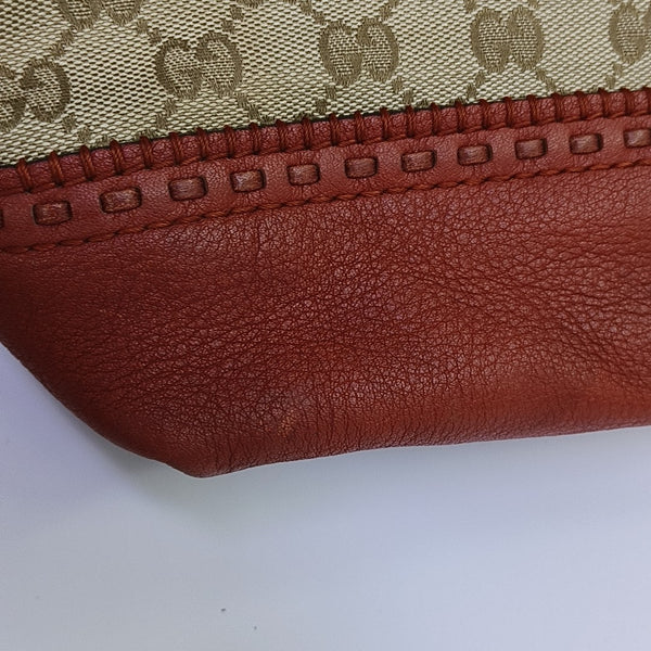 Monogram Canvas Tote Bag Beige
