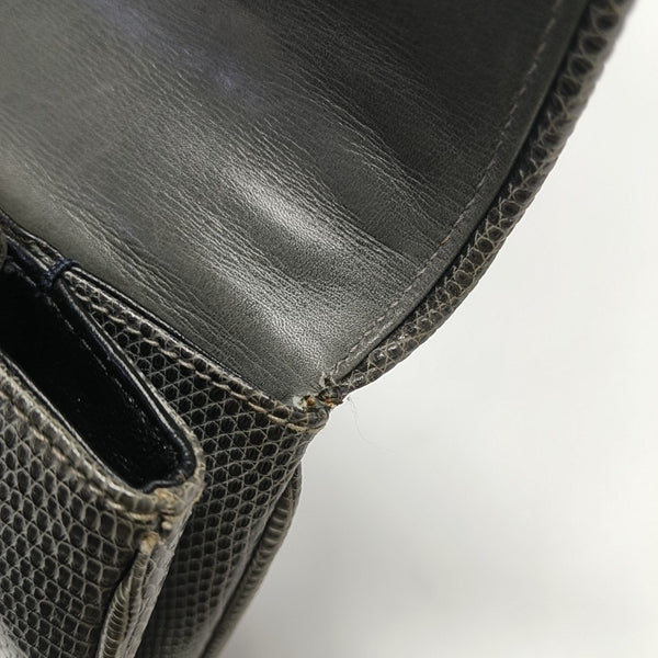 Calfskin Shoulder Bag Gray