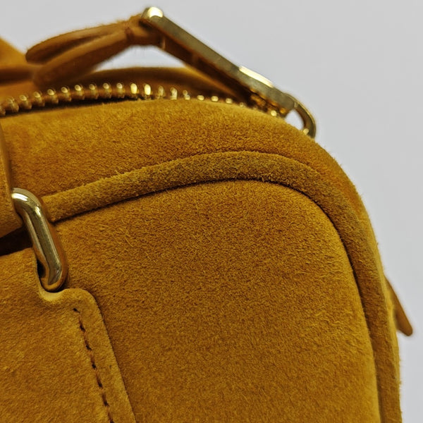 Arcadie Small Suede Yellow