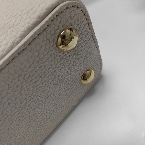 CAPUCINES BB Calfskin Beige