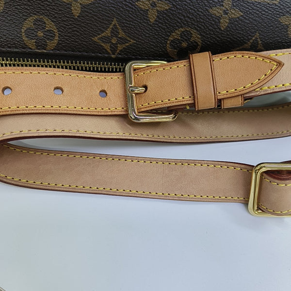 BUMBAG Monogram Coated Canvas Brown