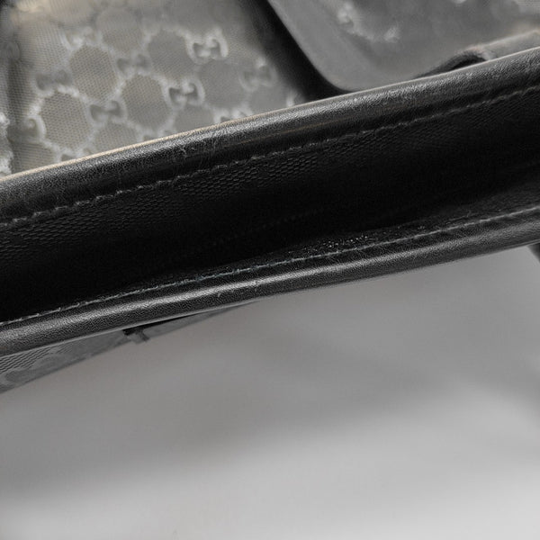 GG Imprime Monogram Coated Canvas Black
