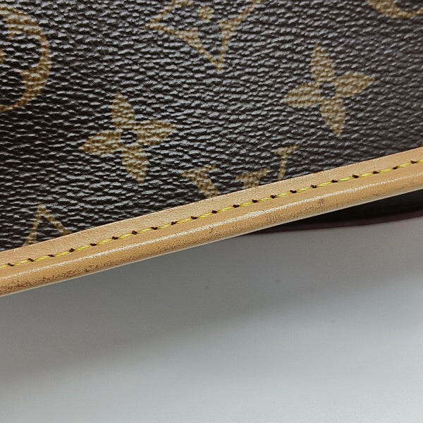 DIANE Monogram Coated Canvas Brown