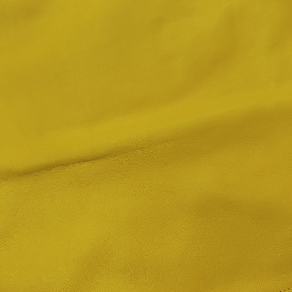 Calfskin Top Handle Bag Medium Yellow