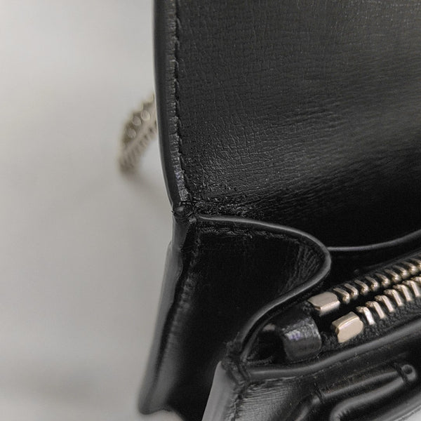 SUNSET Mini Calfskin Black
