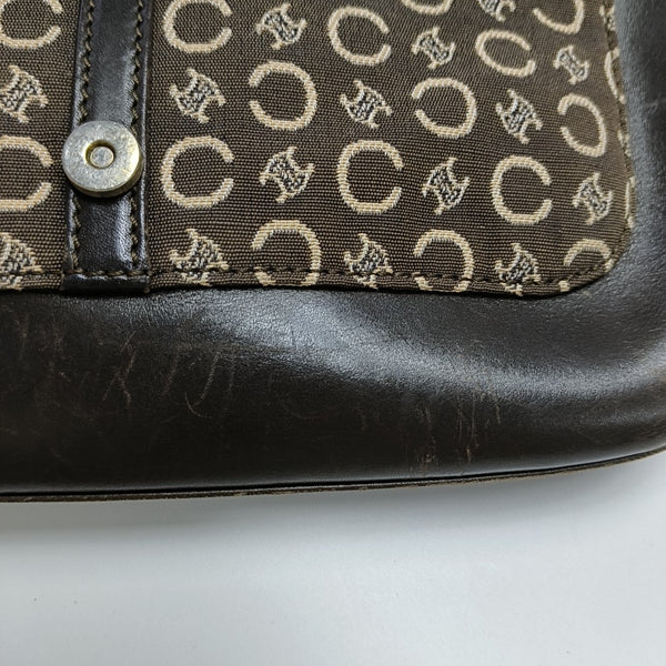 Fabric Shoulder Bag Brown