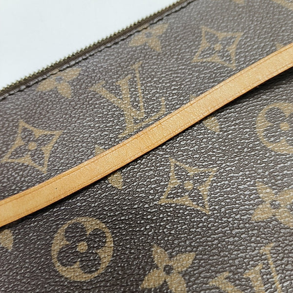 ACCESSOIRES Monogram Coated Canvas Brown