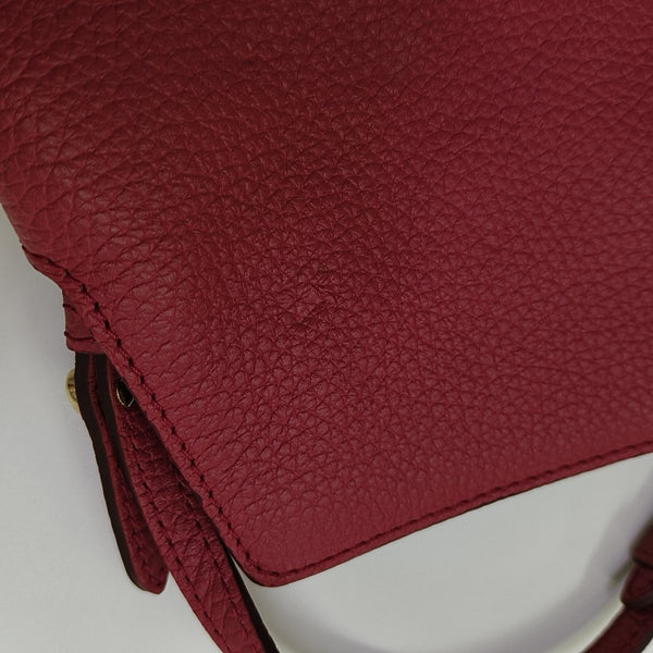 Calfskin Shoulder Bag Red