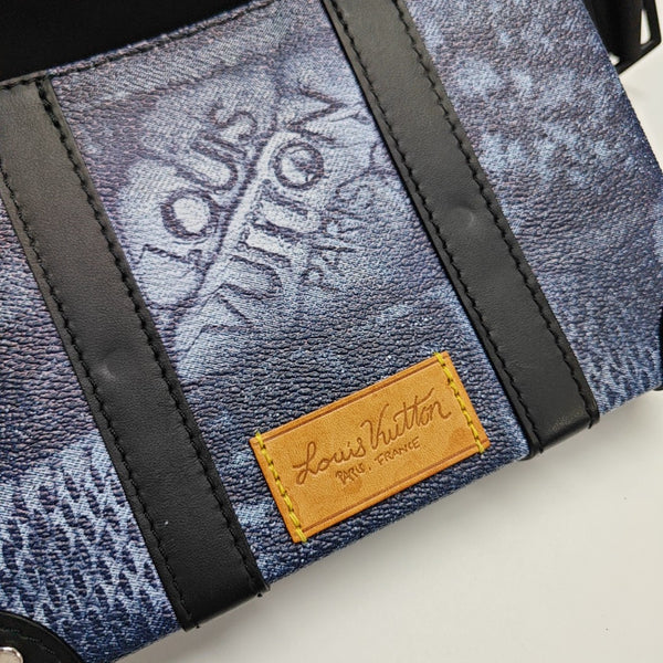 TRUNK Coated Canvas Blue