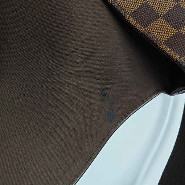 BROOKLYN Damier Ebene Coated Canvas Brown